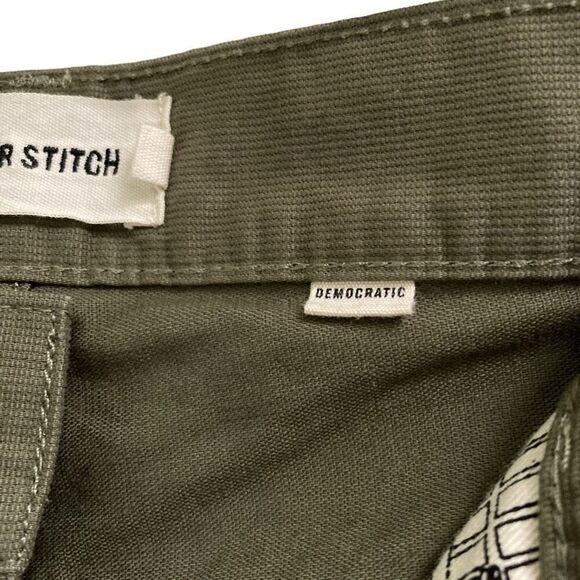 Taylor Stitch The Democratic All Day Pant Mens 29 In Olive Green Bedford Cord - Picture 15 of 16